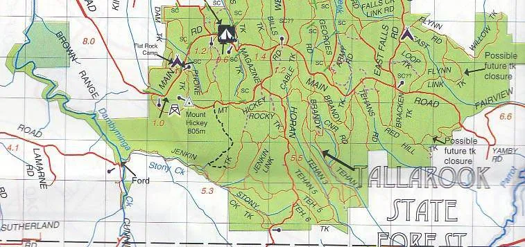 Rooftop's Toolangi Macedon Adventure Map