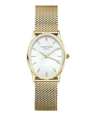 Rosefield The Oval White MOP Mesh Gold Watch OWGMG-OV10,quartz watch, quartz watches for men, quartz watches for women, best quartz watch, minimalist quartz watch, luxury quartz watch, waterproof quartz watch,analog quartz watch, digital quartz watch,affor