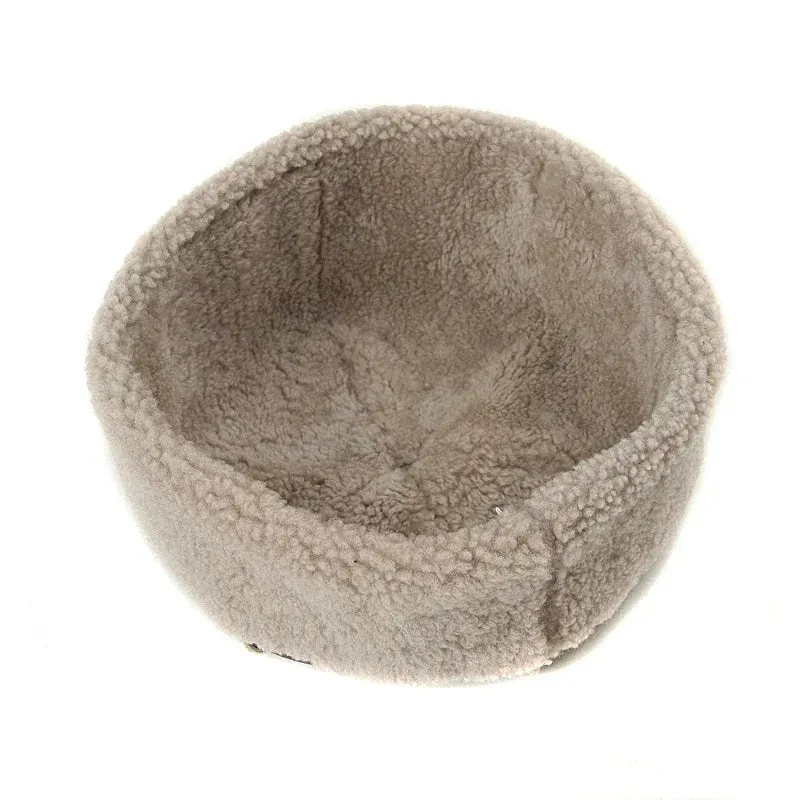 Russian Wool Lined Genuine Leather Docker Cap