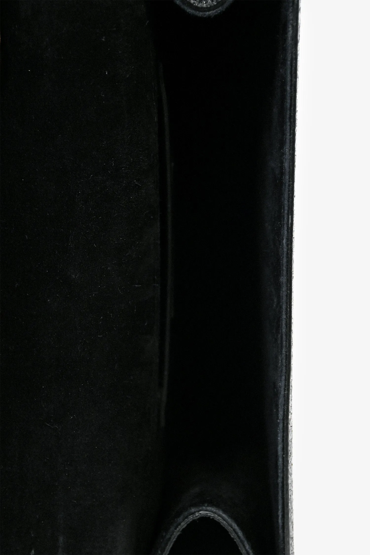 Saint Laurent 2015 Black Crackled Patent Leather Medium Kate Crossbody