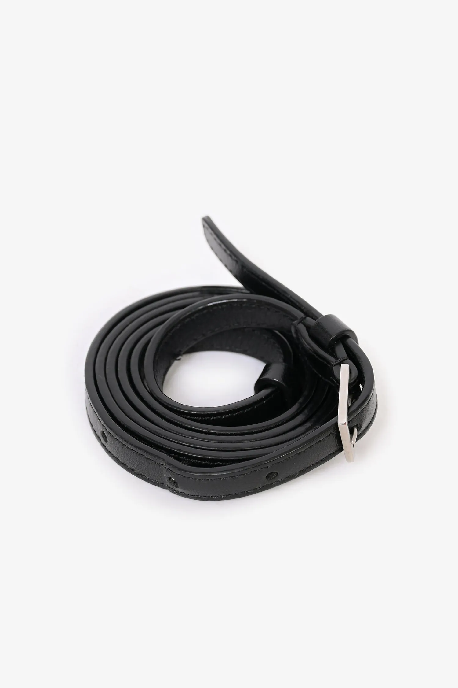 Saint Laurent 2019 Black Chevron Leather Mini Lou Camera Crossbody