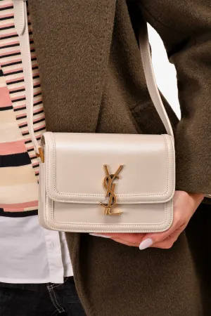 Saint Laurent 2023 White Leather Small Solferino Crossbody anti-theft crossbody bags sale