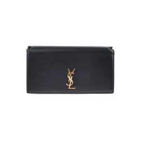 Saint Laurent Mini Phone Case On Chain Black Crossbody Bags Cheap Online