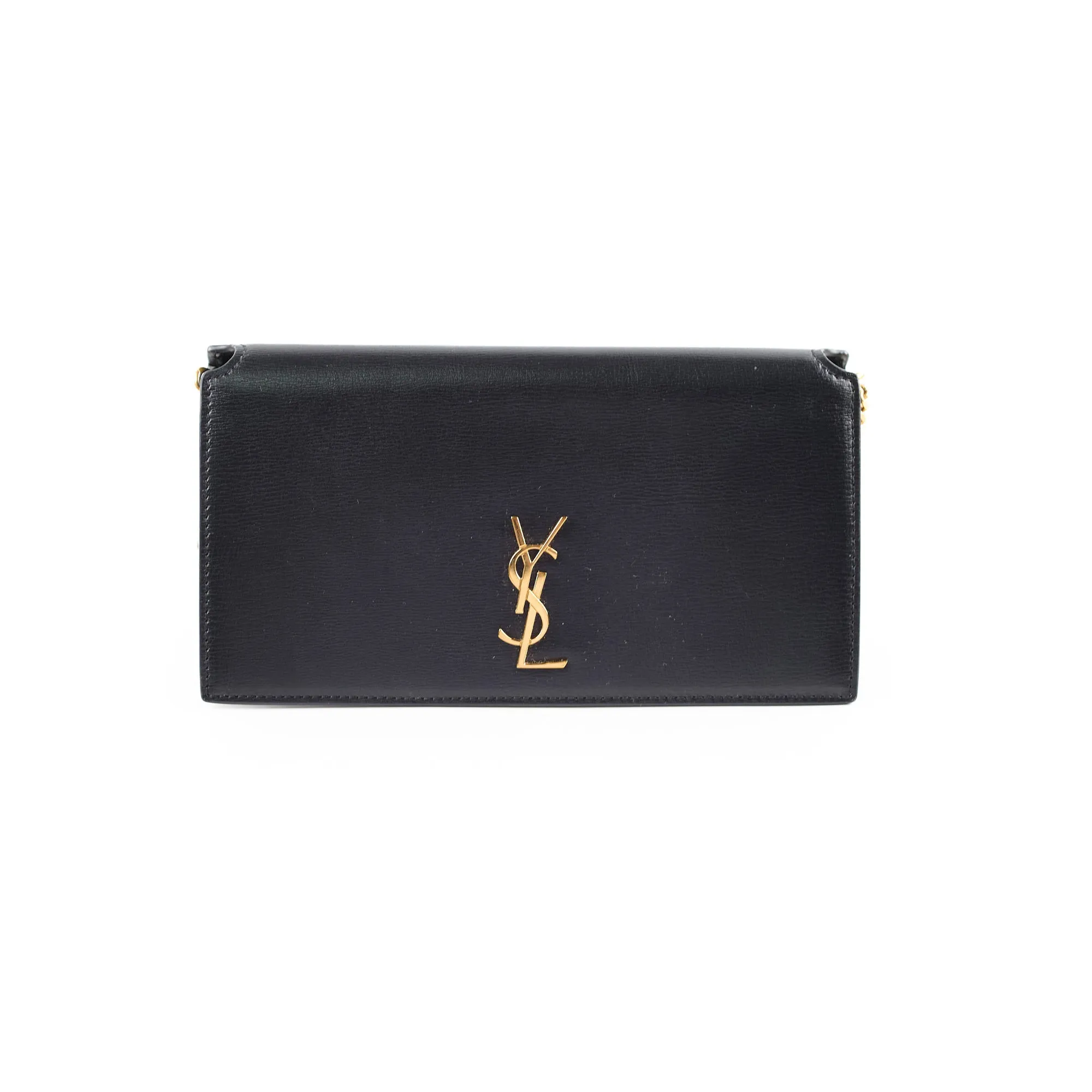 Saint Laurent Mini Phone Case On Chain Black Crossbody Bags Cheap Online