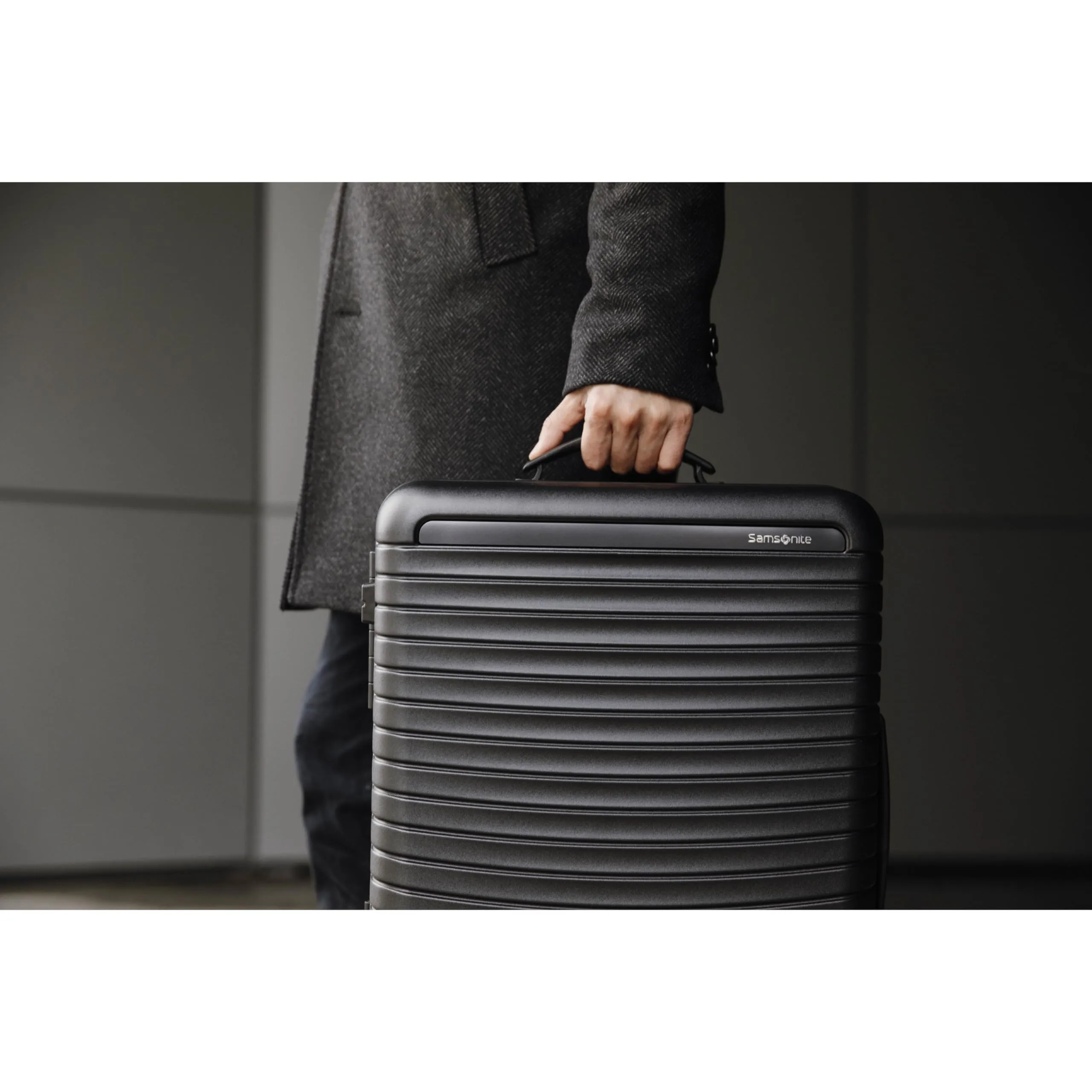 Samsonite Framelock Max Valise Rigide avec Roues Spinner, Bagages Léger sans Fermeture Éclair (Grand Spinner) Samsonite