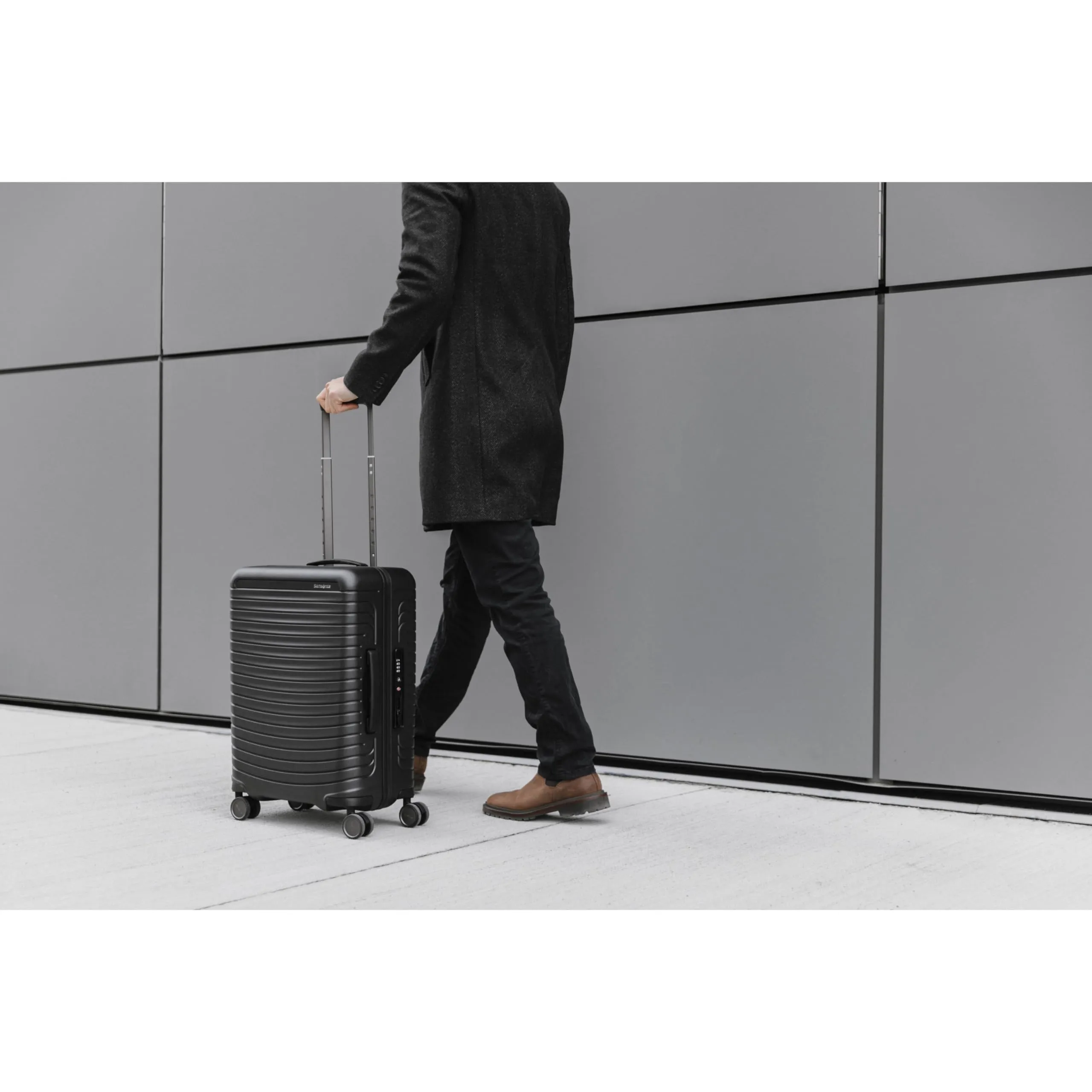 Samsonite Framelock Max Valise Rigide avec Roues Spinner, Bagages Léger sans Fermeture Éclair (Grand Spinner) Samsonite