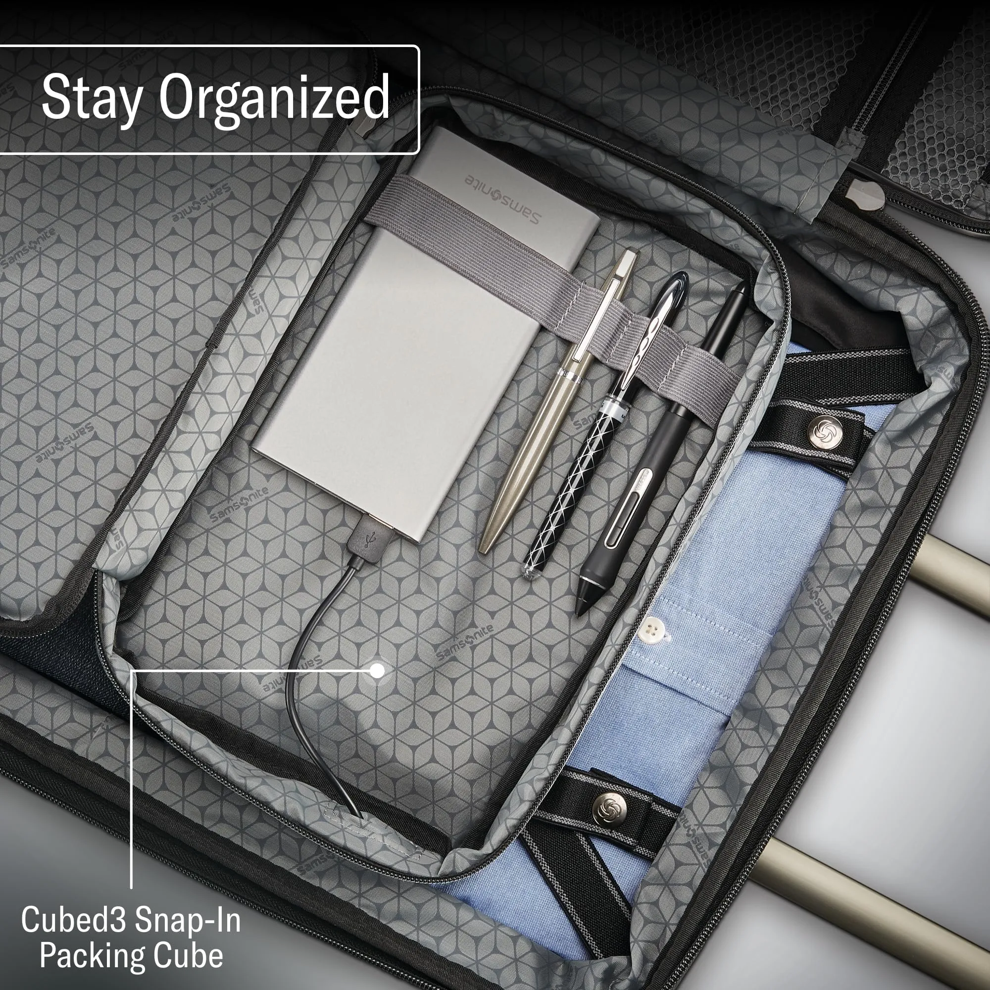 Samsonite Octiv Valise Cabine Rigide 22