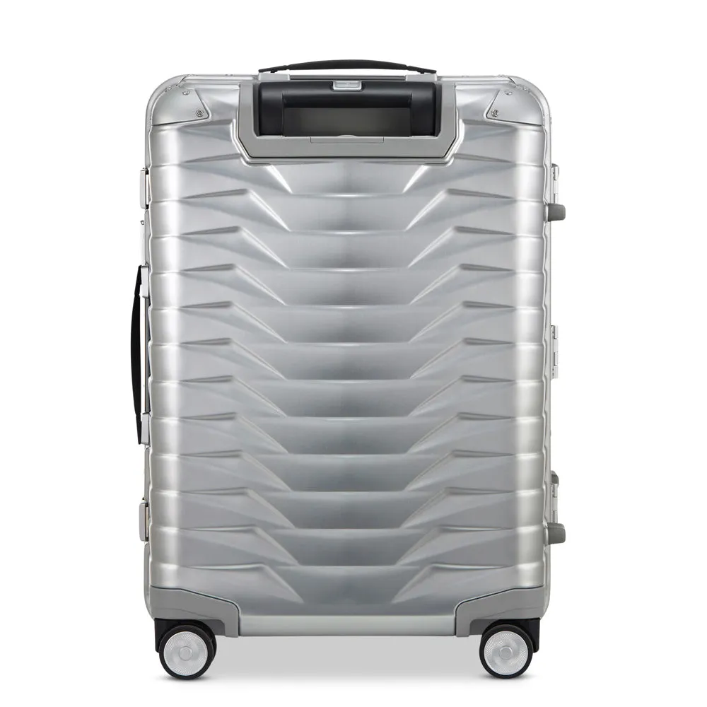 Samsonite Proxis Valise Cabine Rigide en Aluminium avec Roulettes Spinner Conforme aux Normes TSA