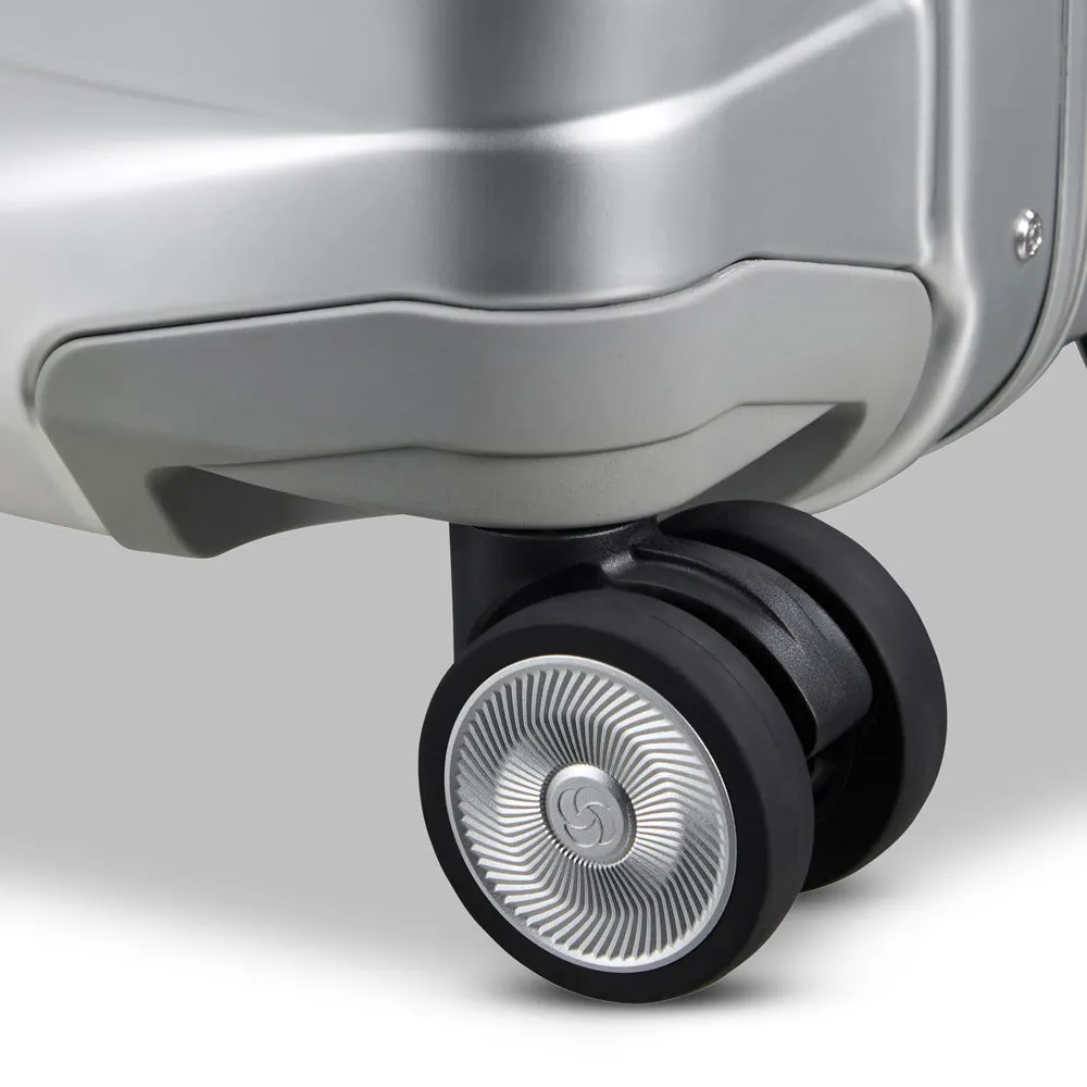 Samsonite Proxis Valise Cabine Rigide en Aluminium avec Roulettes Spinner Conforme aux Normes TSA
