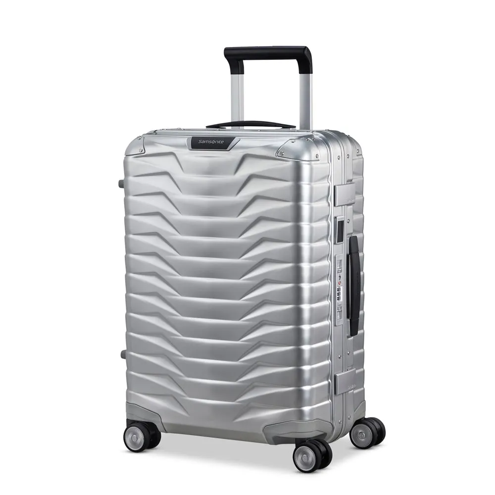 Samsonite Proxis Valise Cabine Rigide en Aluminium avec Roulettes Spinner Conforme aux Normes TSA