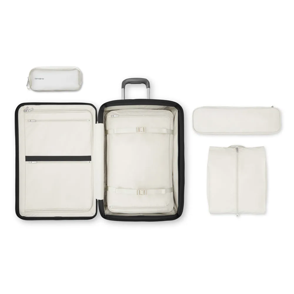 Samsonite Silhouette 18 Valise Cabine Rigide Expandable avec Roulettes Multi-Directionnelles Samsonite