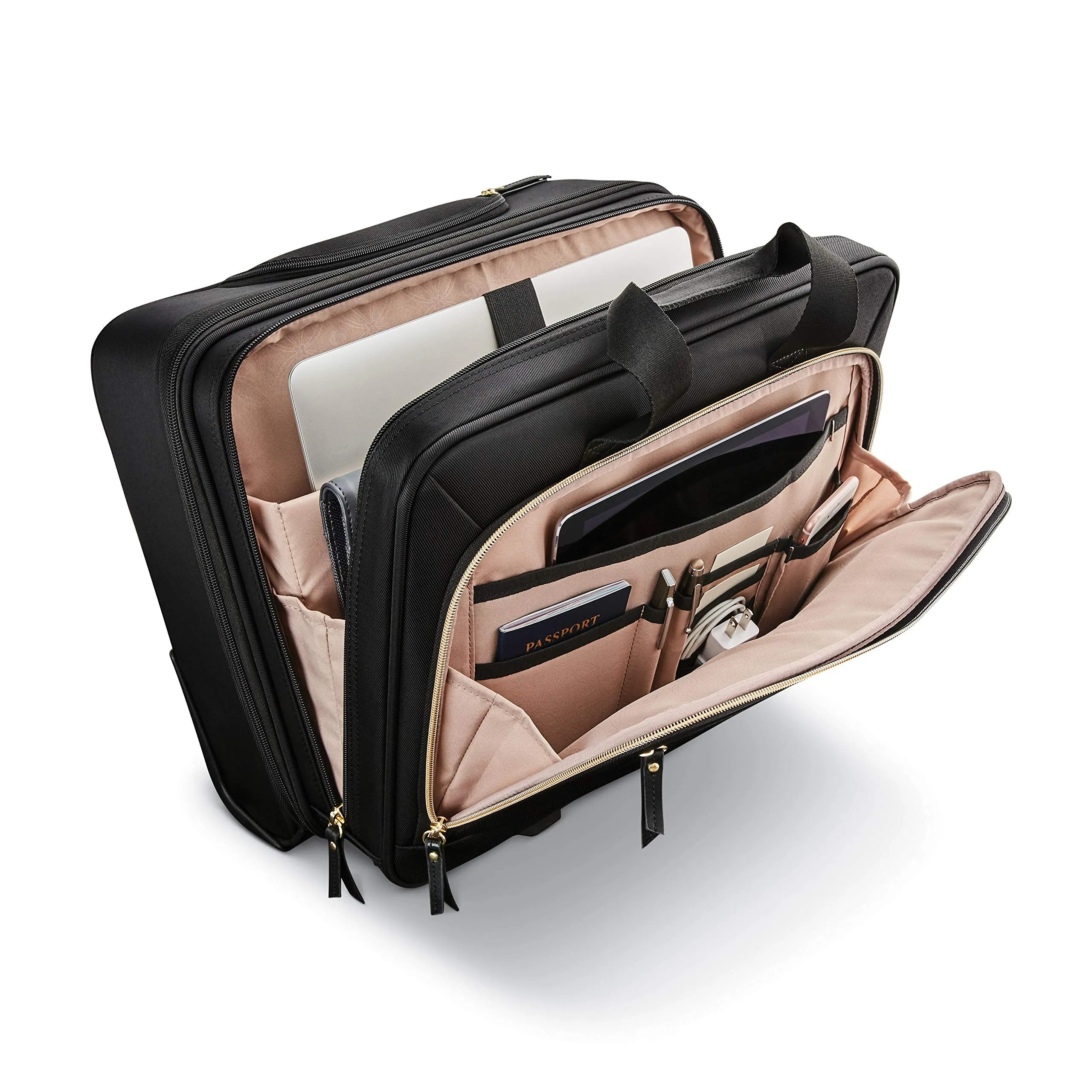 Samsonite Solution Mobile Voyage d'Affaires pour Femmes - Sacs de Bureau Mobiles à Roues Verticales Samsonite