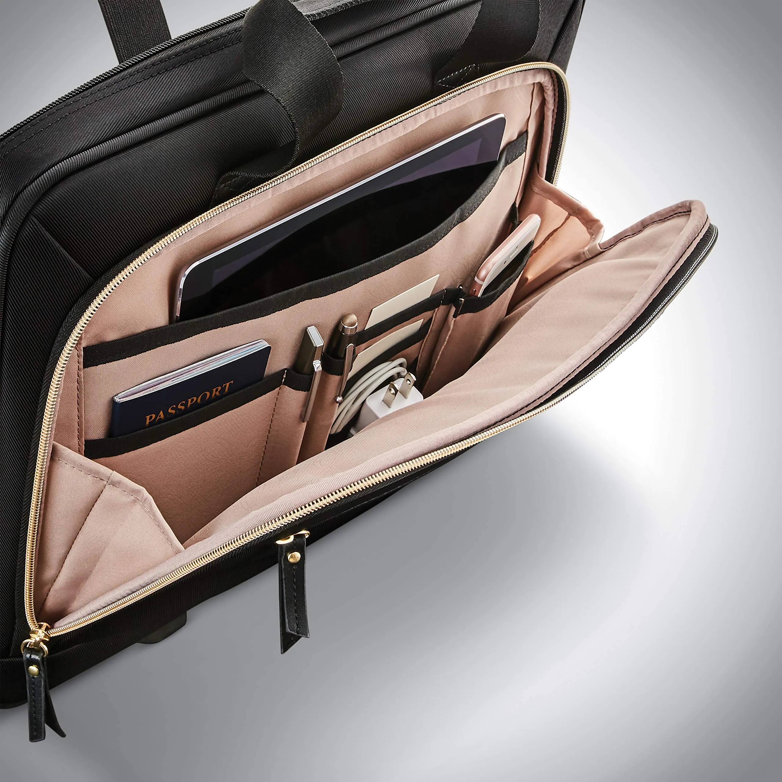 Samsonite Solution Mobile Voyage d'Affaires pour Femmes - Sacs de Bureau Mobiles à Roues Verticales Samsonite