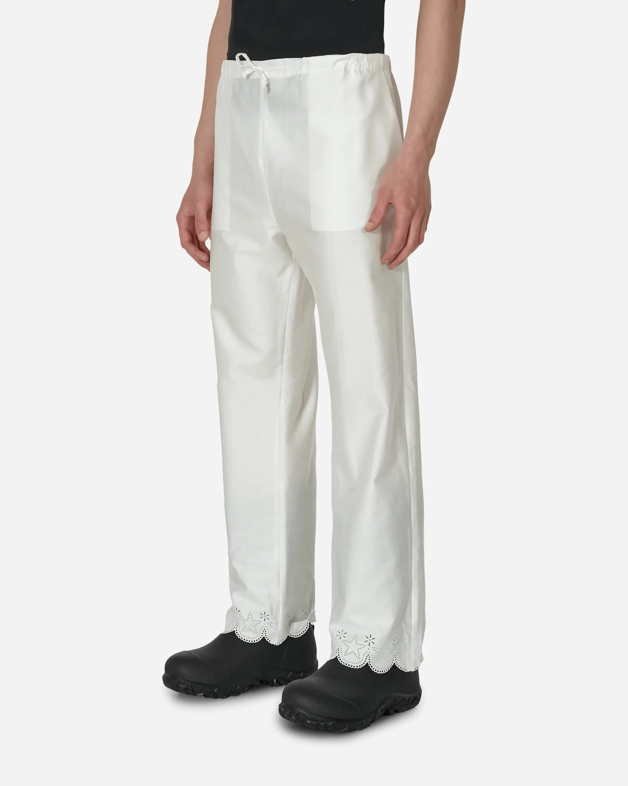 Scalloped Pantalettes White