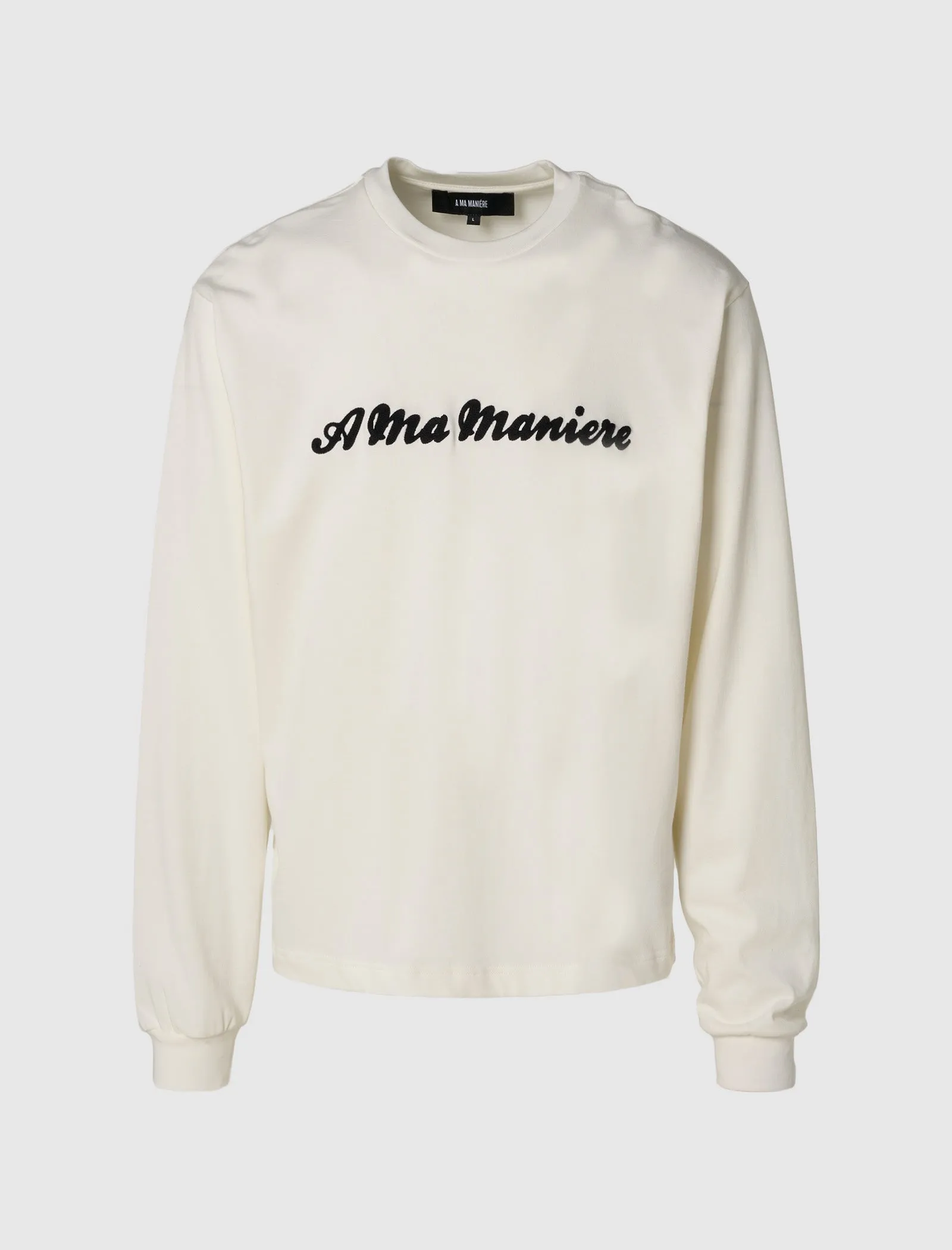 SCRIPT LONG SLEEVE TEE men's T-shirts
