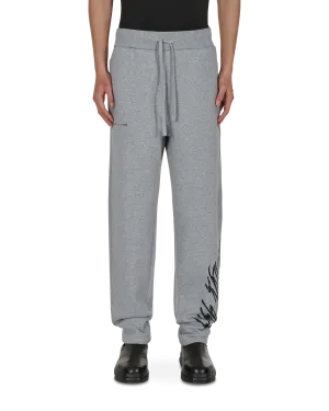 Script Sweatpants Grey Men's sweatshirt