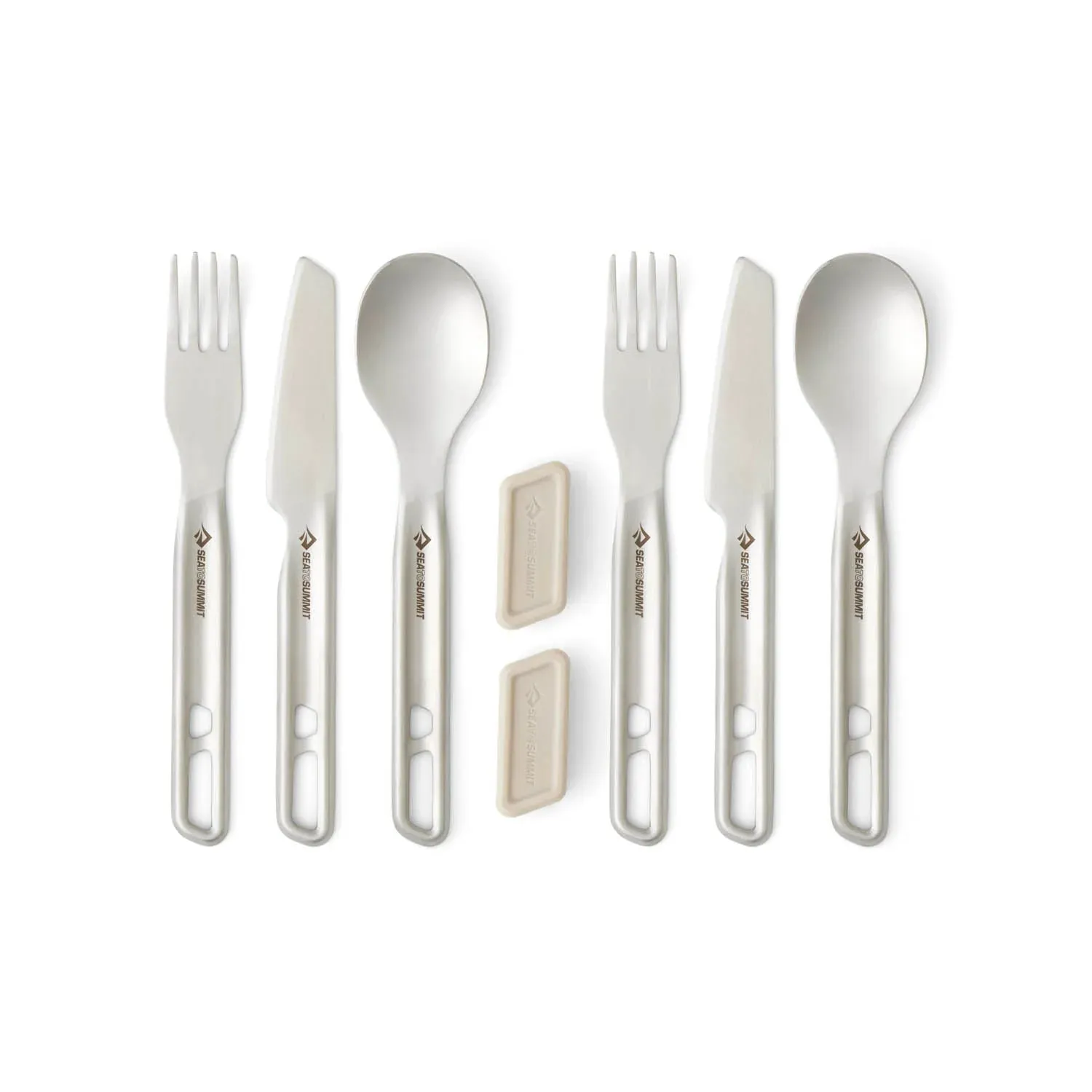 Sea to Summit | Detour Stainless Steel Cutlery Set - (6 Piece) camp tool kit sale lightweight camp multi tool compact camp repair kit