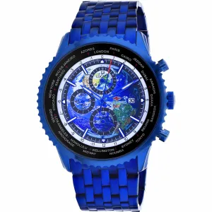 Seapro Men's Watch - Meridian Blue Dial Plated Stainless Steel Bracelet | SP7323 