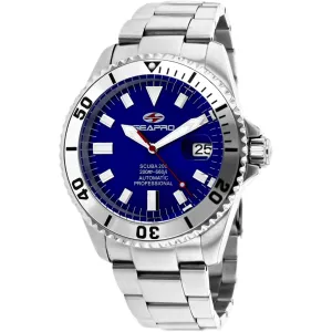 Seapro Men's Watch - Scuba 200 Automatic Blue Dial Stainless Steel Bracelet | SP4316 
