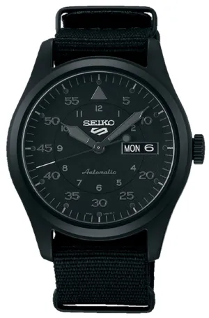 Seiko 5 Sports SRPJ11K1 Stealth Automatic Watch for Men Affordable casual watches Sporty casual watches Affordable luxury casual watches