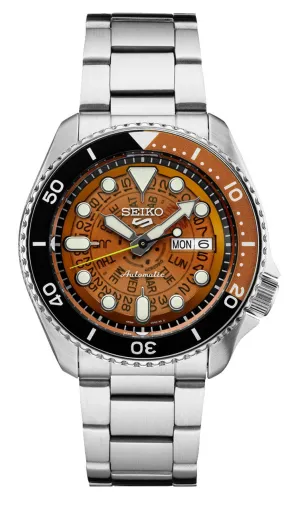 Seiko 5 Sports SRPJ47K1 Skeleton Style Automatic Watch for Men Affordable casual watches Sporty casual watches Affordable luxury casual watches