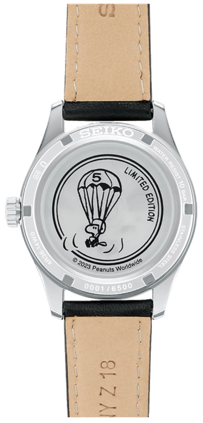 Seiko 5 Sports SRPK27K1 Snoopy Peanut Parachute 55th Anniversary Limited Ed Automatic Watch for Men