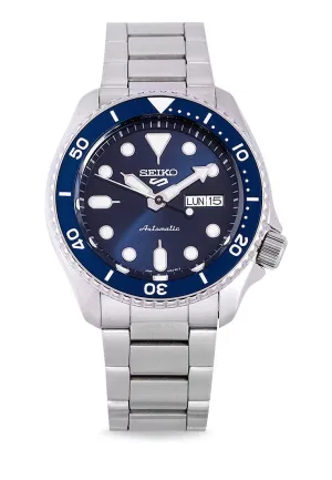 Seiko 5 SRPD51K1 Sports Silver Stainless Automatic Watch for Men Affordable casual watches Sporty casual watches Affordable luxury casual watches