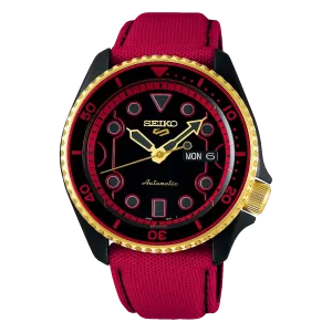 Seiko 5 SRPF20K1 Street Fighter "Ken" Automatic Watch for Men's Affordable casual watches Sporty casual watches Affordable luxury casual watches