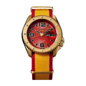 Seiko 5 SRPF24K1 Street Fighter "Zangief" Automatic Watch for Men's Affordable casual watches Sporty casual watches Affordable luxury casual watches