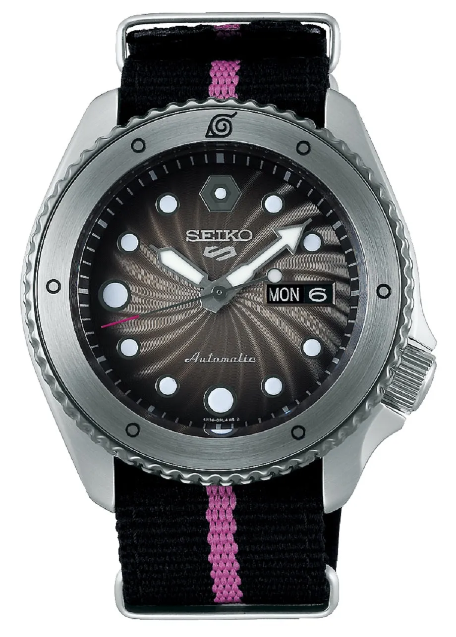 Seiko 5 SRPF65K1 Naruto Series Boruto Uzumaki Limited Edition Automatic Watch for Men's Affordable casual watches Sporty casual watches Affordable luxury casual watches
