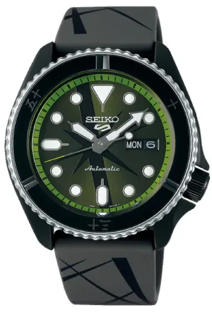 Seiko 5 SRPH67K1 Sports One Piece  Zoro Limited Edition Automatic Watch Men Affordable casual watches Sporty casual watches Affordable luxury casual watches