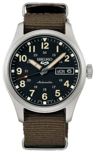 Seiko 5 SRPJ85K1 Sports Green Zone Midfield Sports Style Automatic Watch for Men Affordable casual watches Sporty casual watches Affordable luxury casual watches
