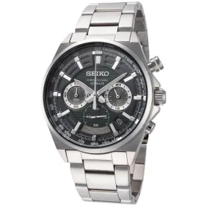 Seiko Men's Watch - Chronograph Green Dial Stainless Steel Bracelet | SSB405P1 Luxury Quartz Watch Quartz Watch Sale