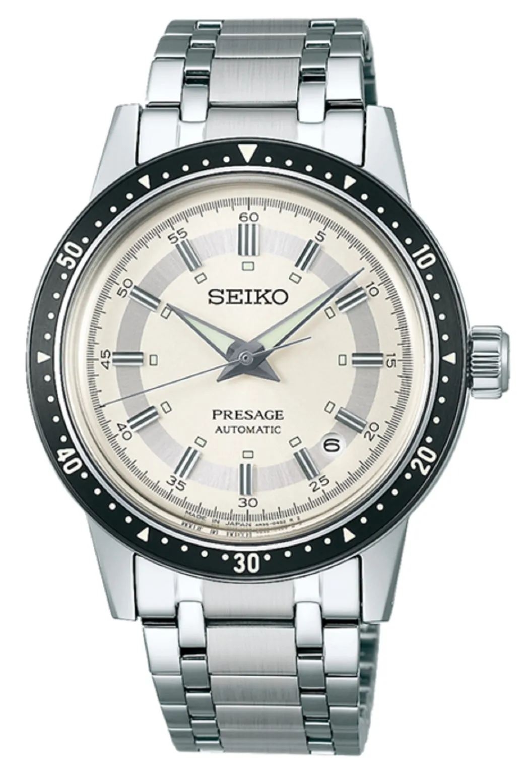 Seiko Presage SRPK61J1 60th Limited Edition Automatic Watch for Men Affordable casual watches Sporty casual watches Affordable luxury casual watches