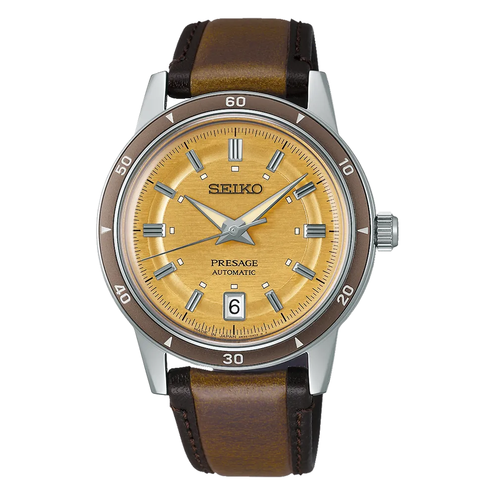 Seiko Presage Style 60s Leather Band SRPL75J 