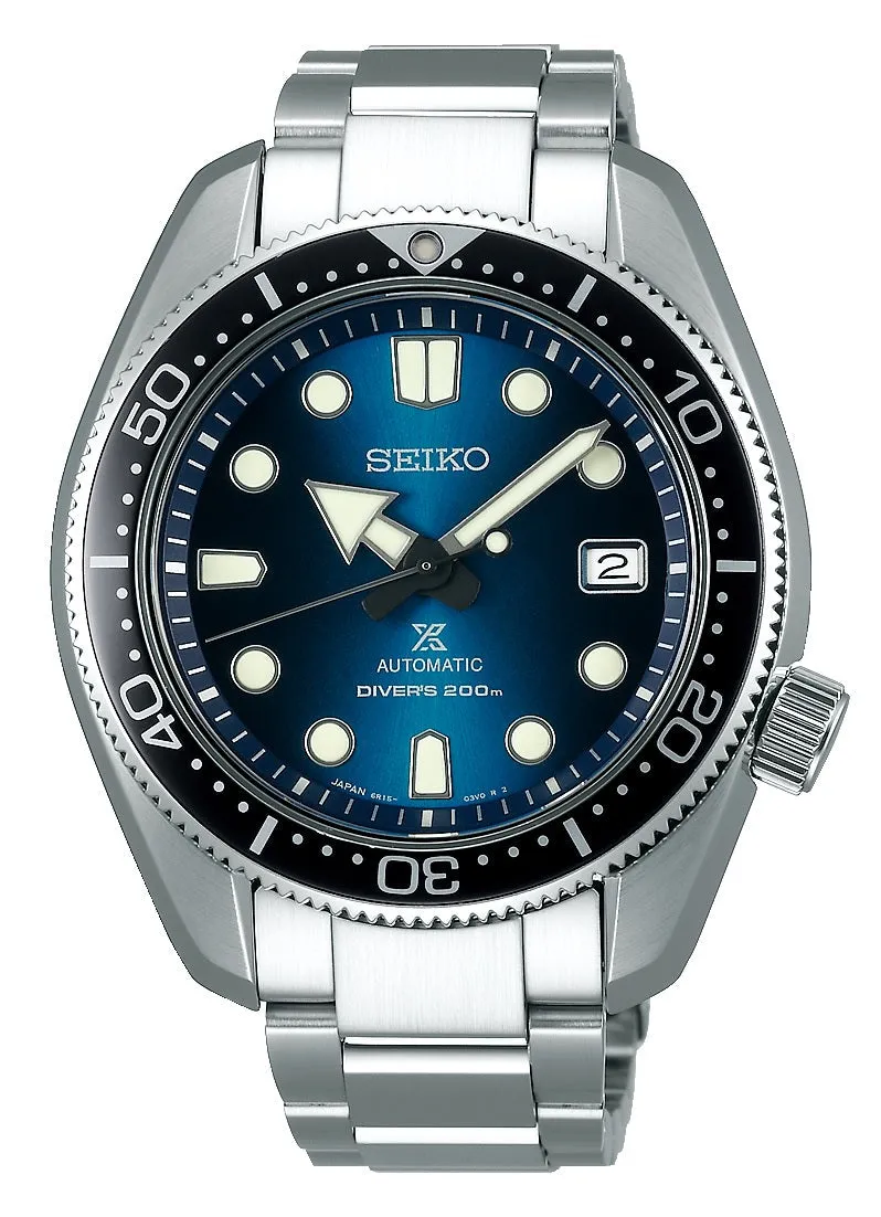 Seiko Prospex Great Blue Hole SPB083J1 Automatic Diver Watch for Men's Affordable casual watches Sporty casual watches Affordable luxury casual watches