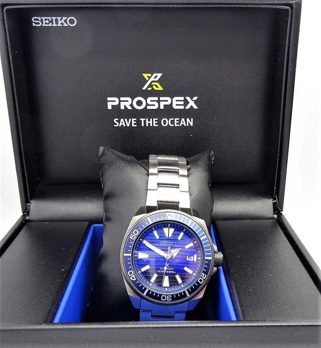 Seiko Prospex SRPC93K1 Save The Ocean Automatic Watch for Men's
