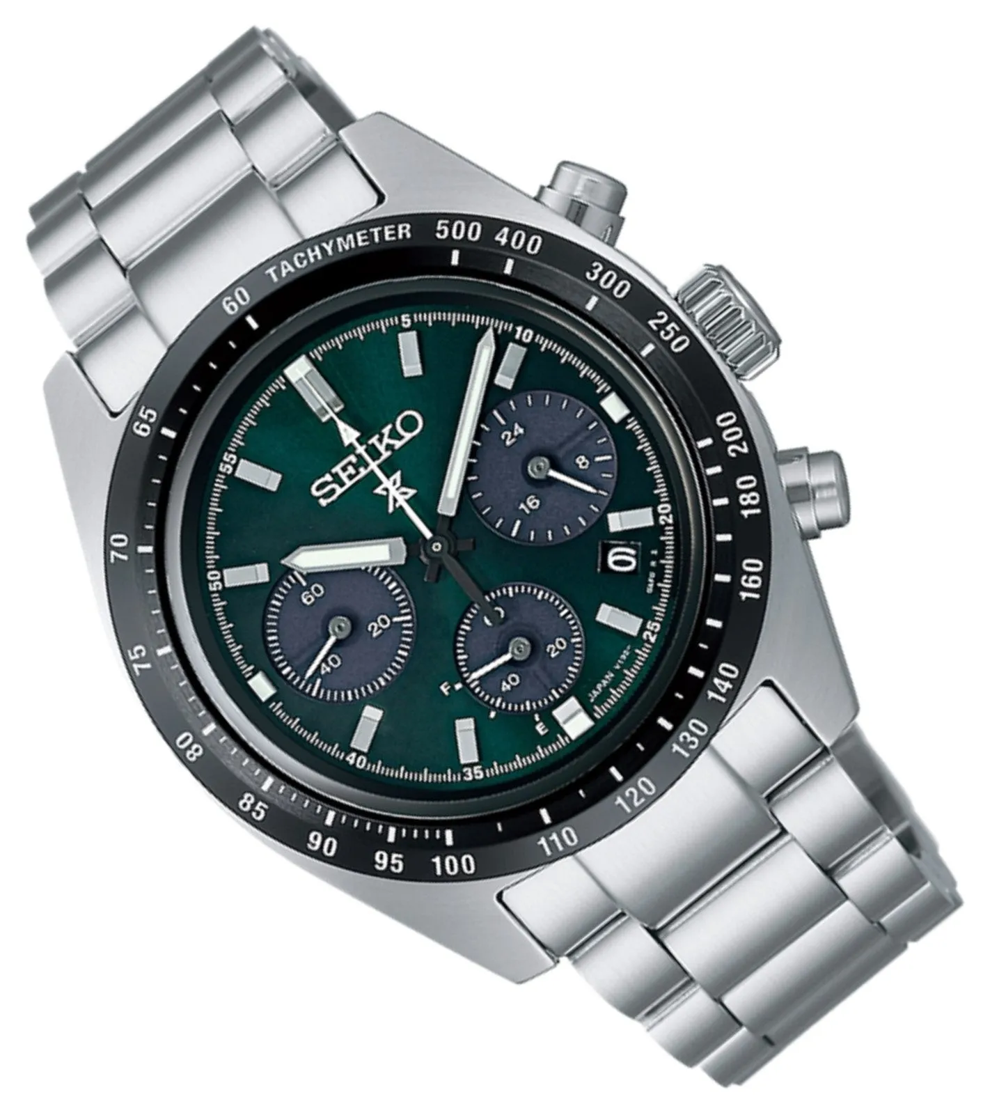 Seiko Prospex SSC933P1 Deep Green Speedtimer Solar Chronograph Watch for?Men