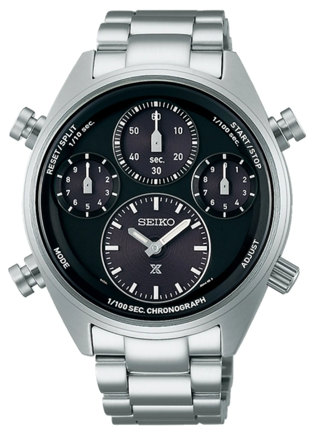 Seiko  SFJ003P1 Prospex Speedtimer Solar Chronograph Watch for Men Affordable casual watches Sporty casual watches Affordable luxury casual watches