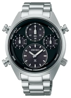 Seiko  SFJ003P1 Prospex Speedtimer Solar Chronograph Watch for Men Affordable casual watches Sporty casual watches Affordable luxury casual watches