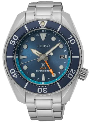 Seiko SFK001J1 Prospex Sumo Solar GMT Watch for Men Affordable casual watches Sporty casual watches Affordable luxury casual watches