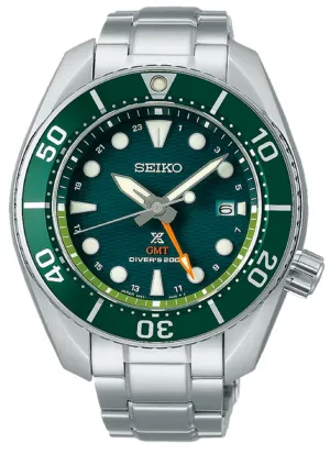 Seiko SFK003J1 Prospex Sumo Solar GMT Watch for Men Affordable casual watches Sporty casual watches Affordable luxury casual watches