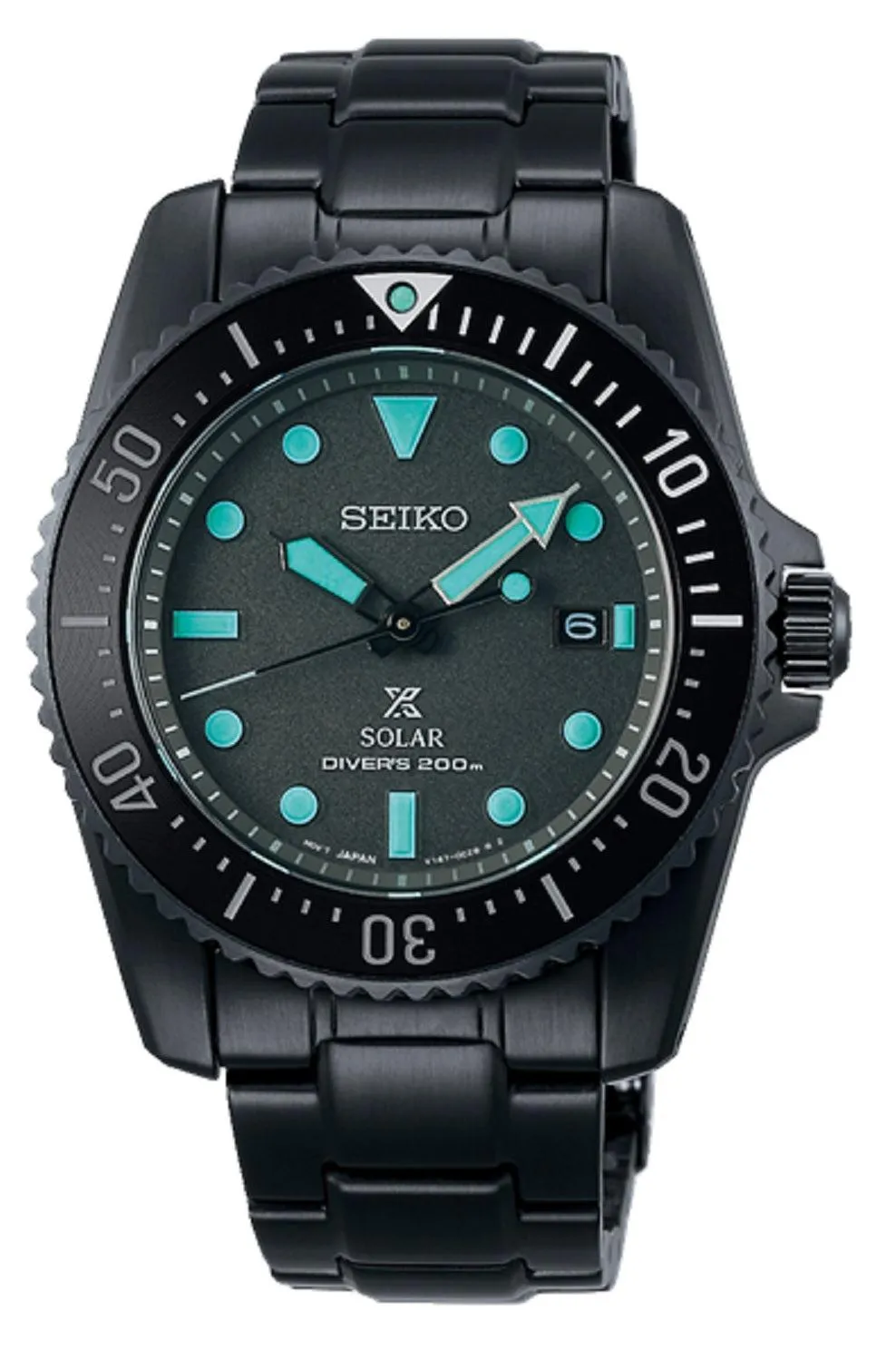 Seiko SNE587P1  Prospex The Black Series Limited Ed Solar Automatic Watch Men Affordable casual watches Sporty casual watches Affordable luxury casual watches