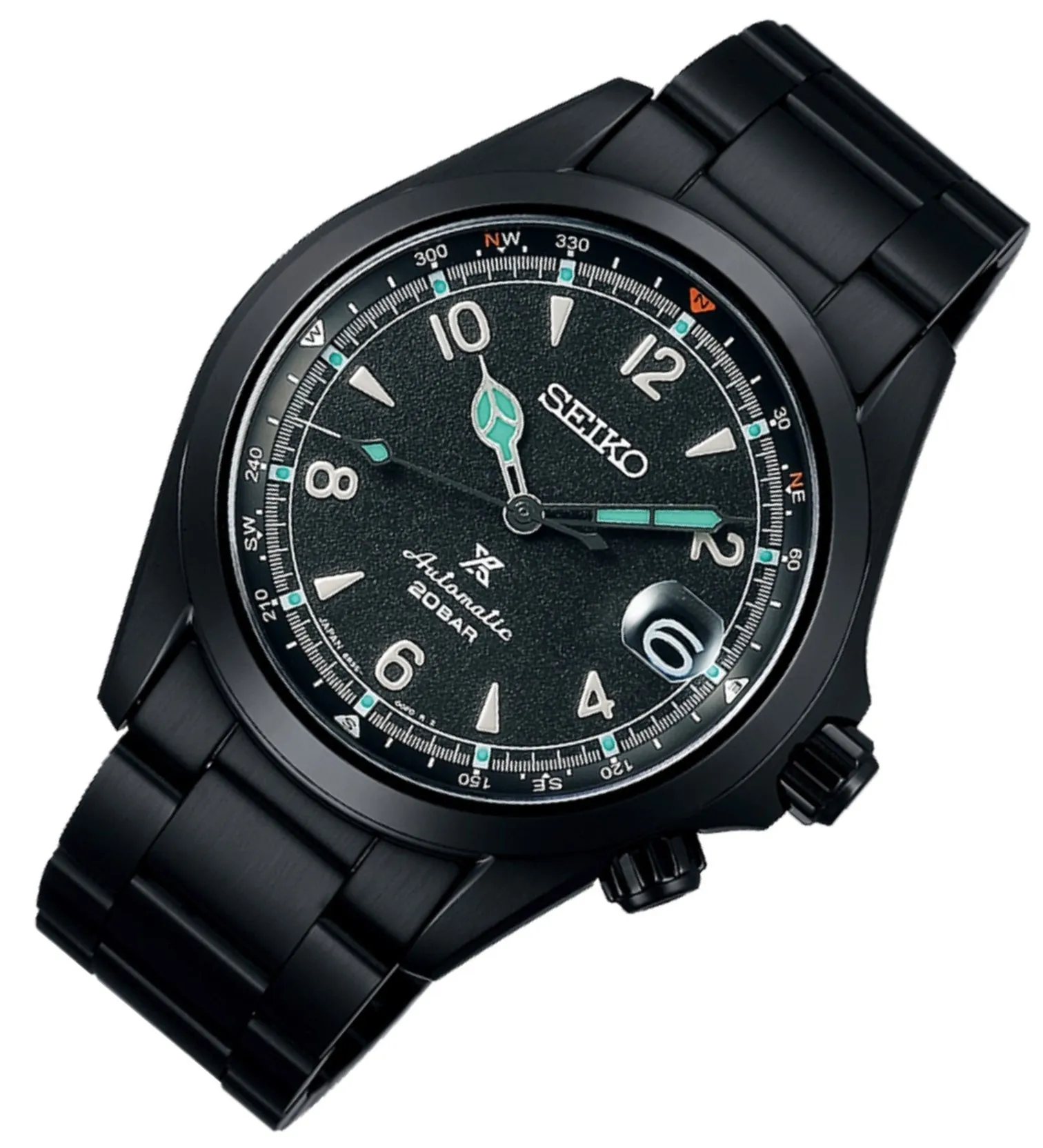 Seiko SPB337J1 Prospex The Black Series Limited Ed Alpinist Automatic Watch
