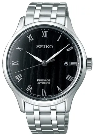 Seiko SRPC81J1 Presage Zen Garden Automatic Watch Men Affordable casual watches Sporty casual watches Affordable luxury casual watches