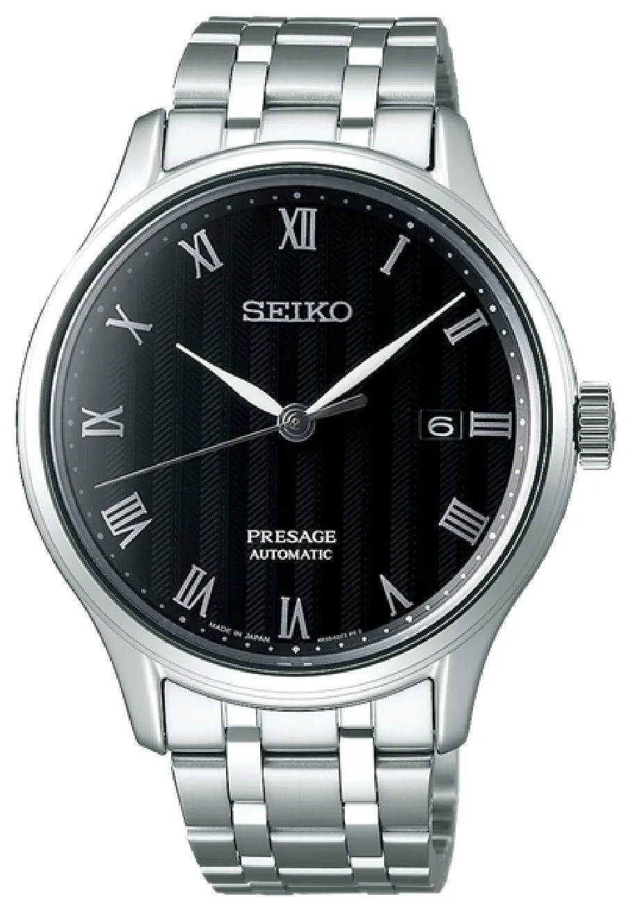 Seiko SRPC81J1 Presage Zen Garden Automatic Watch Men Affordable casual watches Sporty casual watches Affordable luxury casual watches