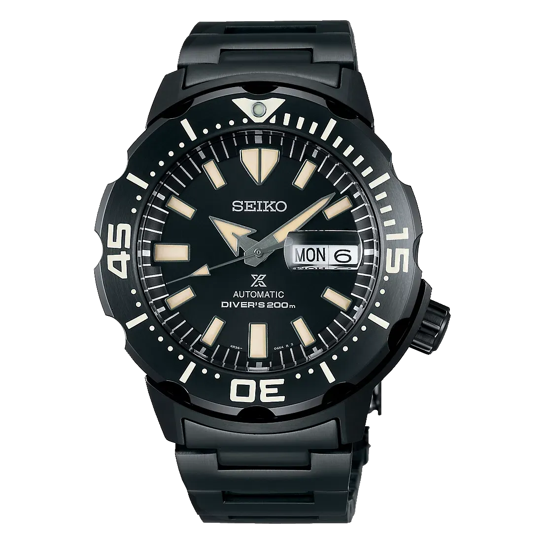 Seiko SRPD29K1 Prospex Monster Automatic Watch Affordable casual watches Sporty casual watches Affordable luxury casual watches