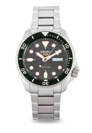 SEIKO SRPD63K1 Silver Stainless Stell Automatic Watch Men Affordable casual watches Sporty casual watches Affordable luxury casual watches