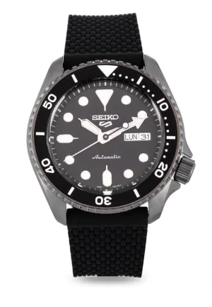 SEIKO SRPD65K2 Silicone Strap Automatic Watch Men Affordable casual watches Sporty casual watches Affordable luxury casual watches