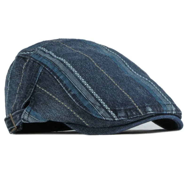 Shandley Painter Denim Flat Cap